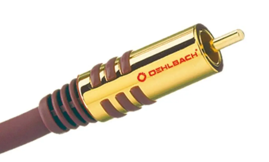Oehlbach NF Subwoofer Kabel 5m - Bordeaux