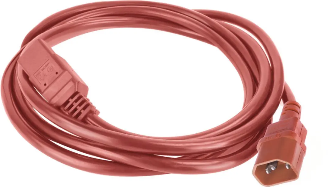 ACT AK5376 Netsnoer C14-C21 1,5m - Rood