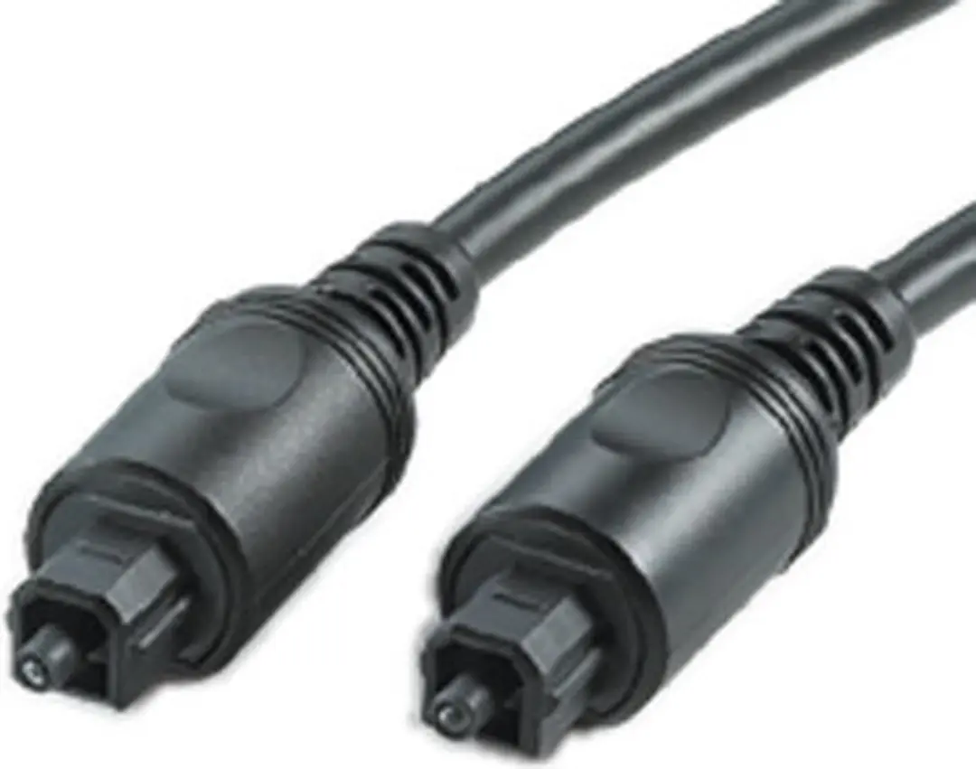 Value Toslink Fiberkabel M/M 2m - Zwart