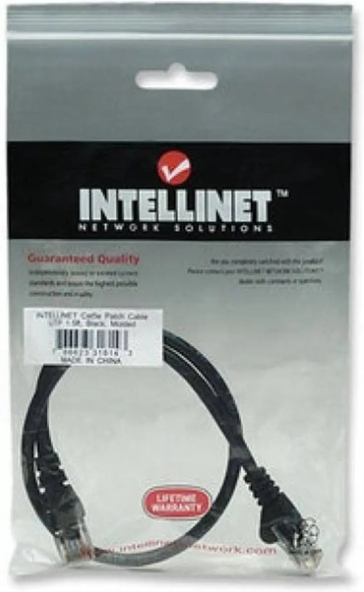 Intellinet 736855 Netwerkkabel CAT 6A S/FTP 10m - Zwart