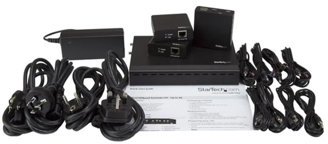Startech 3-Poort HDBaseT Extender Set ST124HDBT - 4K