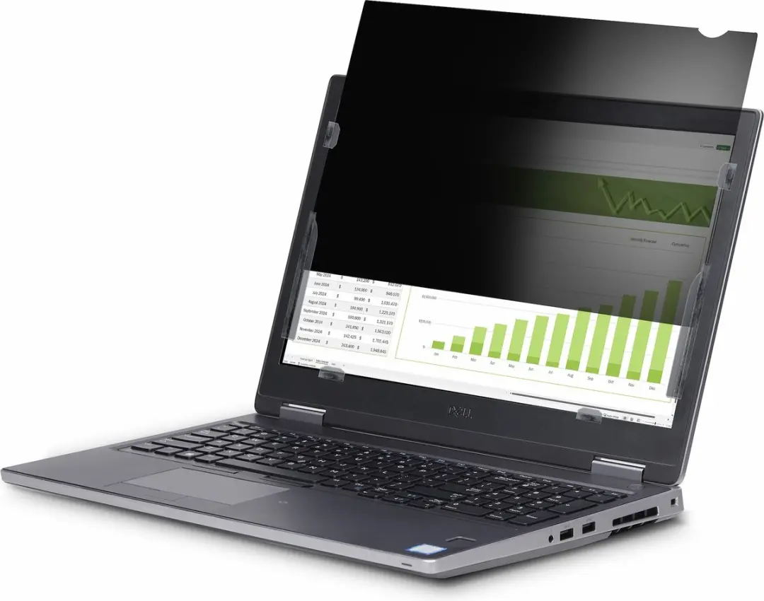 Startech 156LT-PRIVACY-SCREEN Notebookstandaard - 15,6" - Zwart/Transparant