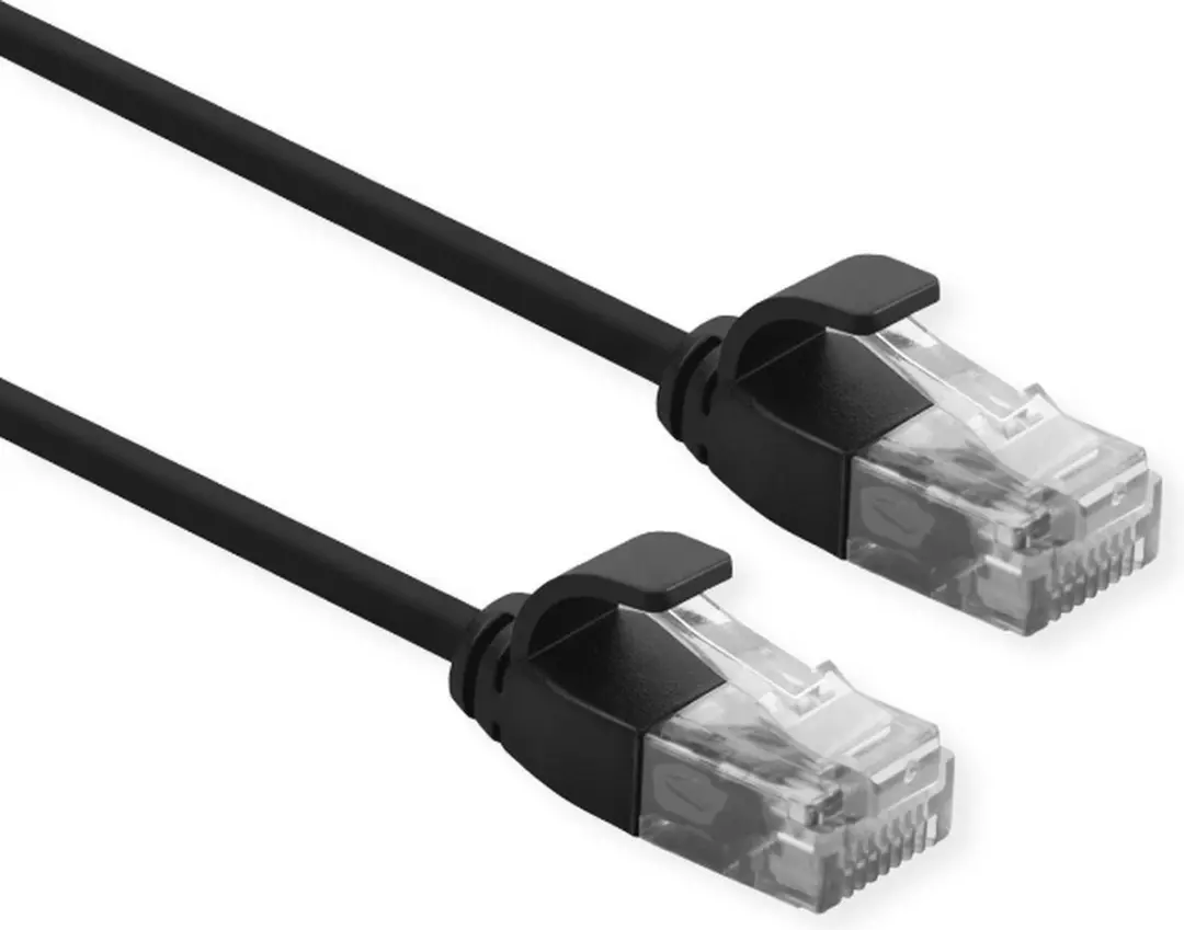 Roline UTP Patchkabel Cat.6A 2m - LSOH - Zwart - afbeelding 6 van 6