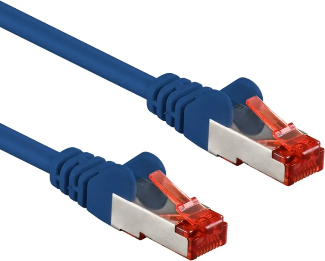 Goobay S/FTP Netwerkkabel CAT6 - 7,5m - Blauw