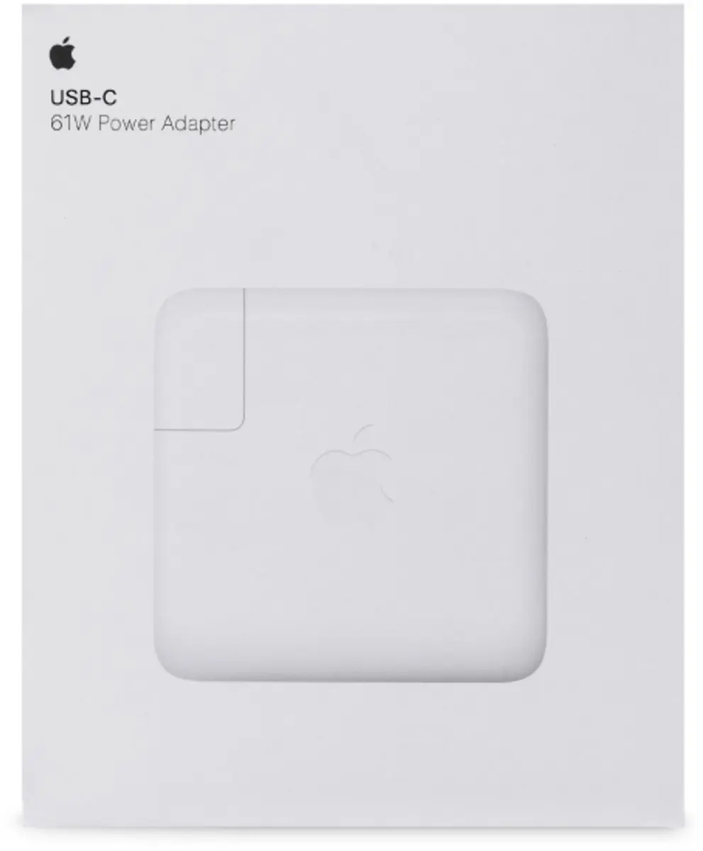 Apple MRW22ZM/A USB-C Adapter 61W - Wit
