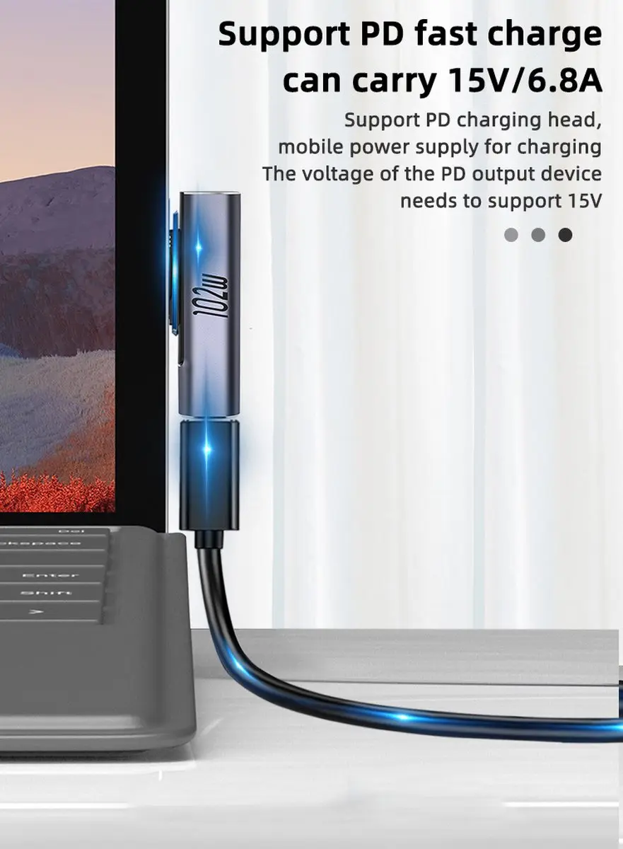 NÖRDIC SURF-104 USB-C Adapter 102W - Space Grey