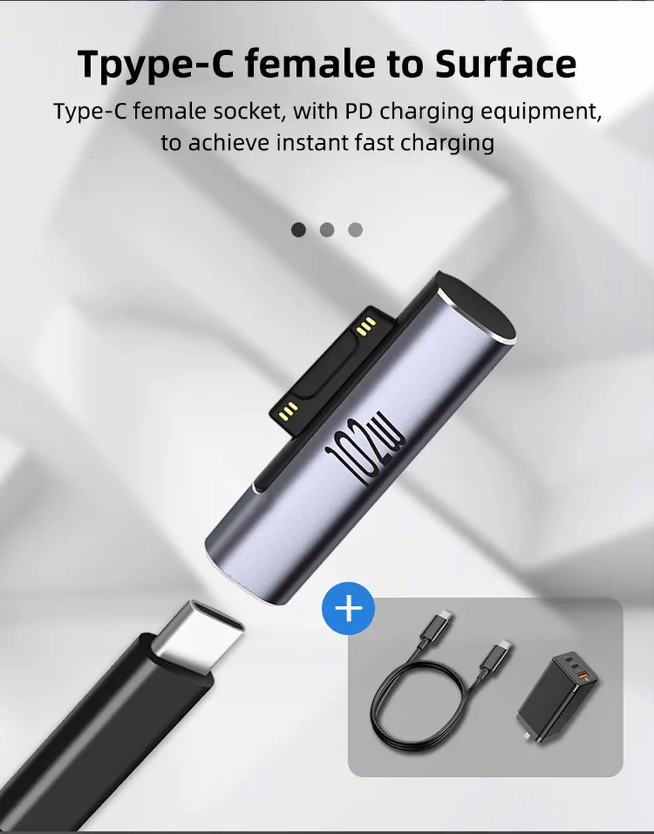 NÖRDIC SURF-104 USB-C Adapter 102W - Space Grey
