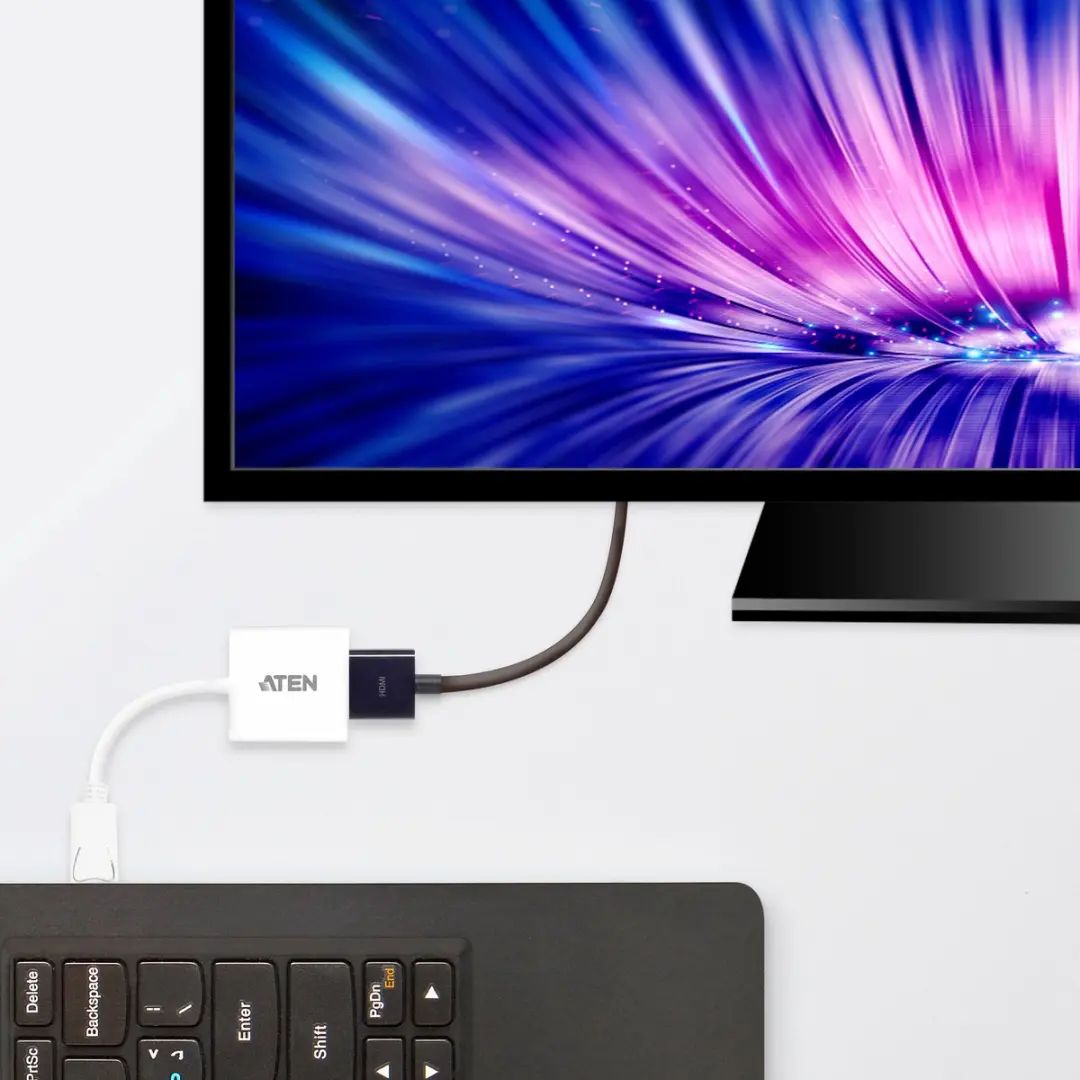 Aten VC985 DisplayPort naar HDMI Adapter - Wit