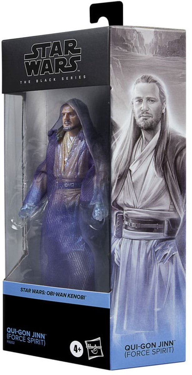 Hasbro Star Wars - Obi-Wan Kenobi Black Series Qui-Gon Jinn (Force Spirit) 15 cm Actiefiguur - Multicolours