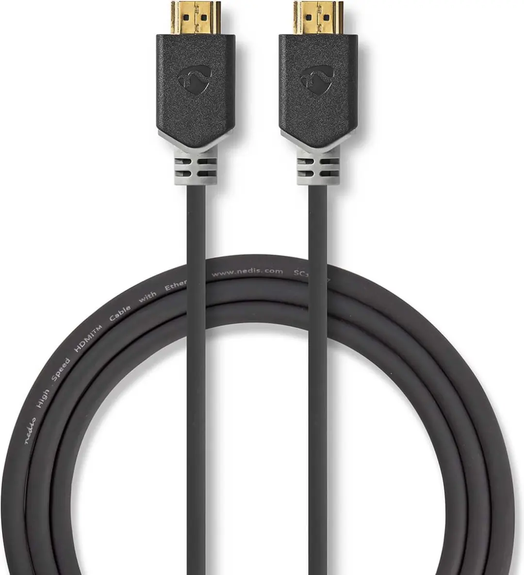 Nedis Premium HDMI-Kabel 4K@60Hz 18Gbps 5m - Antraciet