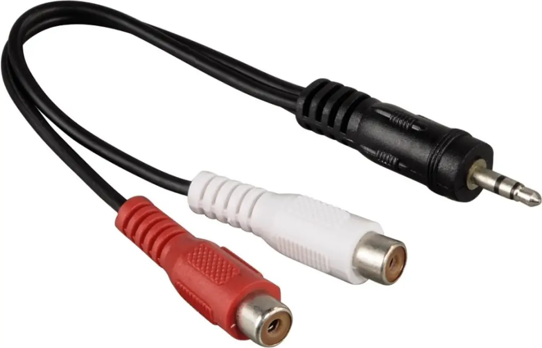 Hama Audio Adapter 2x RCA naar 3.5mm Jack