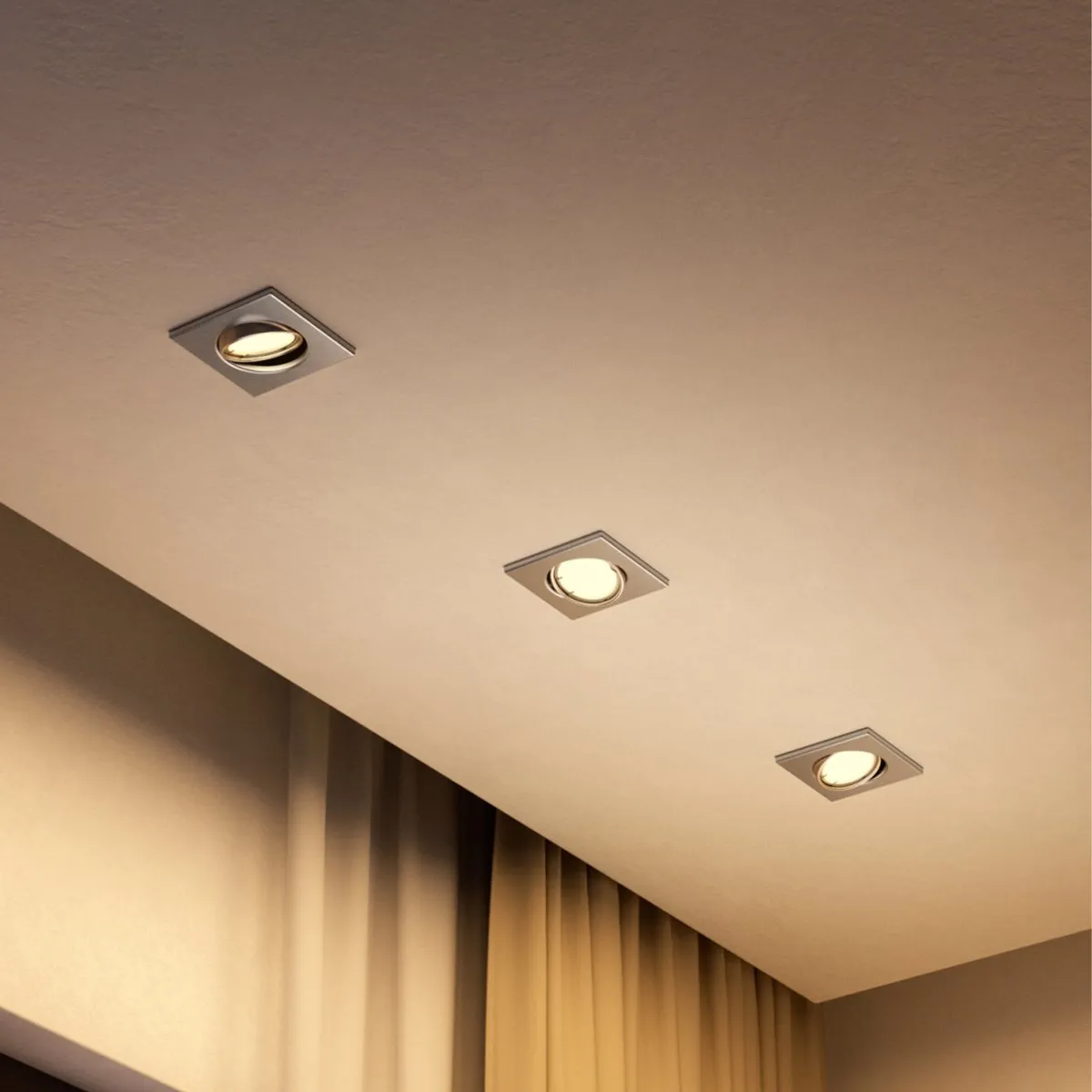 Philips Hue Peridot Inbouwspots 3 Stuks - Nikkel - GU10