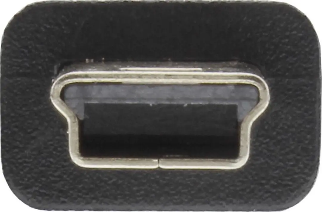 InLine USB 2.0 A naar Mini-B Kabel 3m - Zwart