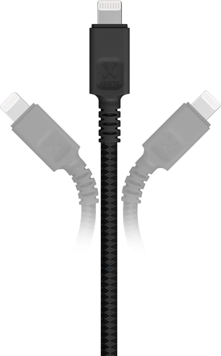 Xtorm Next Gen USB naar Lightning Kabel CX3011 - 1,5m - Zwart - afbeelding 6 van 6