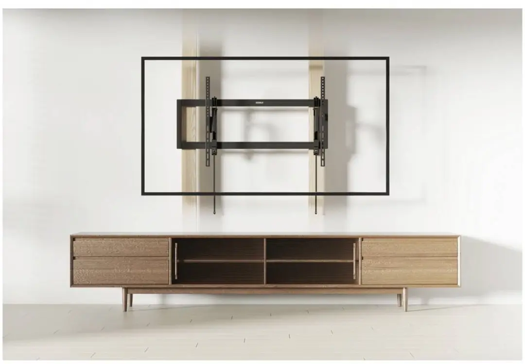 SpeaKa Professional SP-TVM-1500 TV-beugel 139,7-267cm - Kantelbaar & zwenkbaar - Zwart - afbeelding 6 van 6