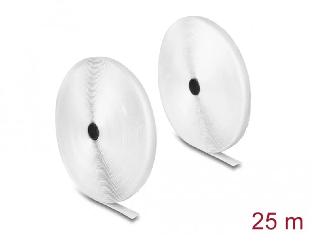 Delock Heavy-duty Haak-en-oogband 25m x 20mm