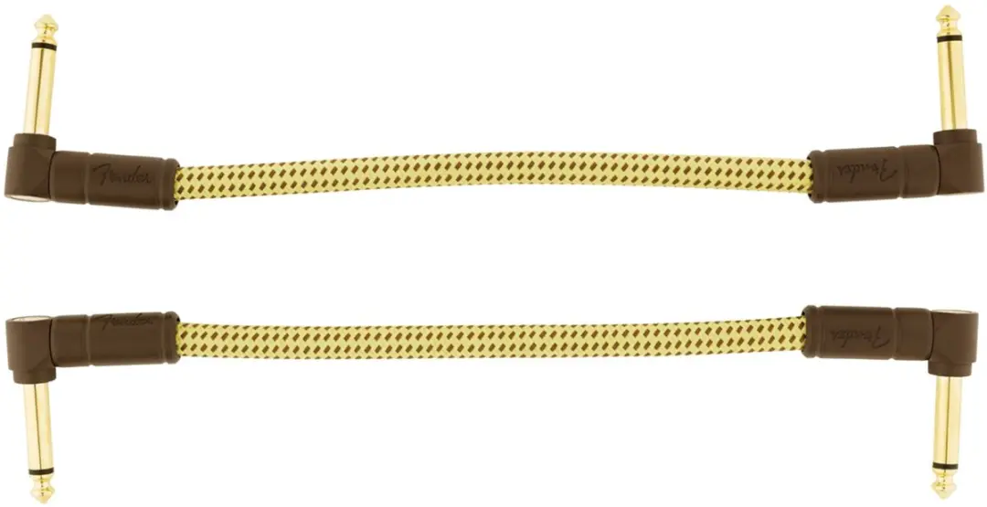 Fender Deluxe Series Instrument Cable 150mm Stereo - Tweed