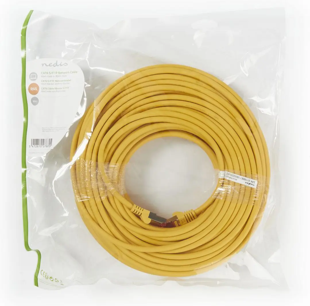 Nedis CAT6 Netwerkkabel RJ45 Male - 30m - Geel