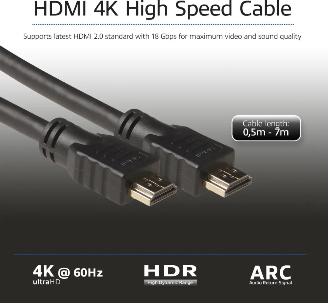 ACT 5m HDMI-A Kabel v2.0 AK3904