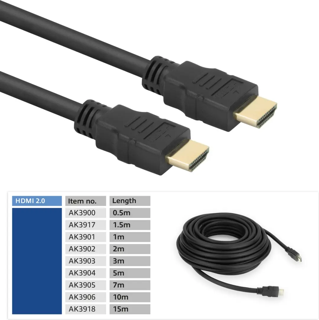 ACT 5m HDMI-A Kabel v2.0 AK3904