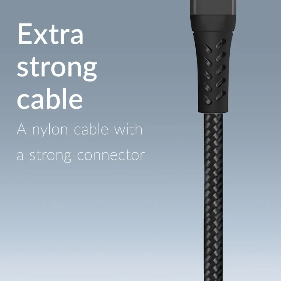 Mobilize USB-C naar USB-C Kabel 2m - Zwart