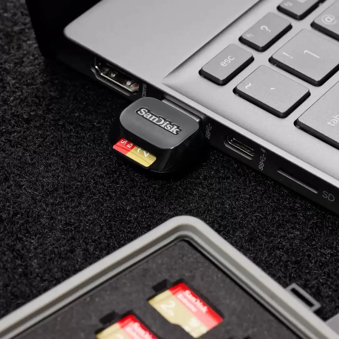 SanDisk SDDR-B731-GN6NN Geheugenkaartlezer USB 3.2 - Zwart