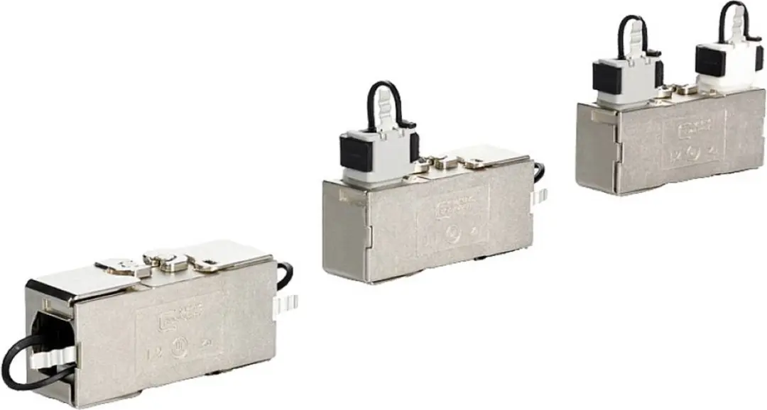 Metz Connect RJ45 Netwerk Adapter CAT 7a 130863-05-E - Zilver
