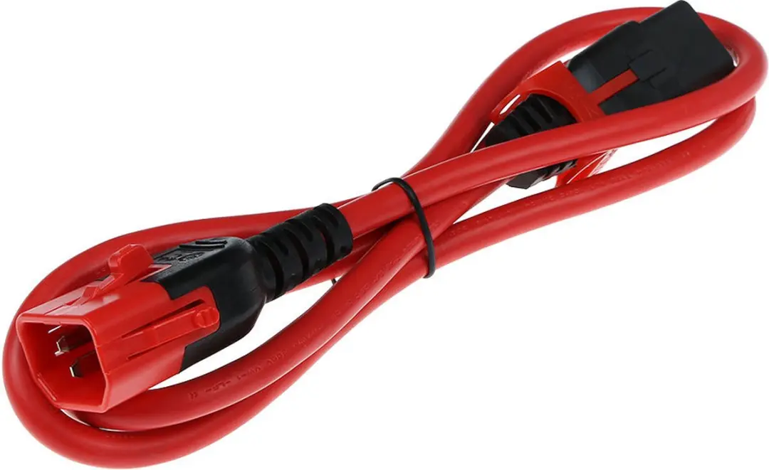 ACT PC3613 AK5511 Netsnoer C13-C14 0,5m - Rood