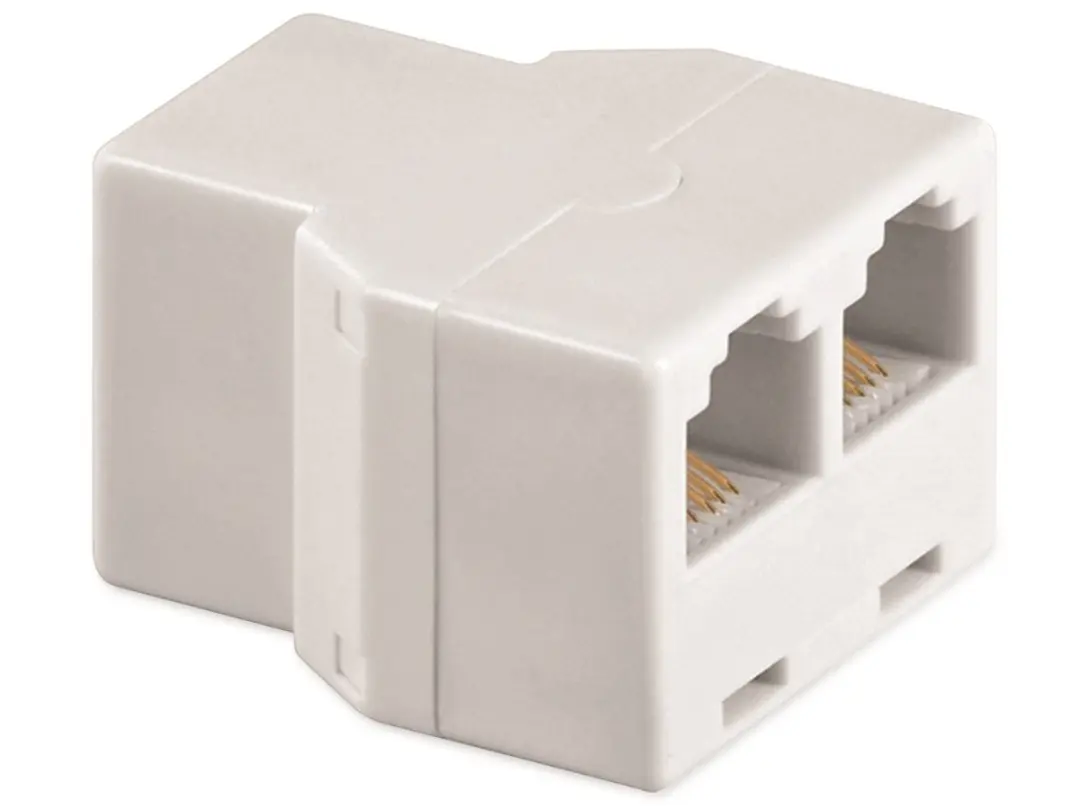 Goobay RJ-12 Adapter 2x RJ-12 FM
