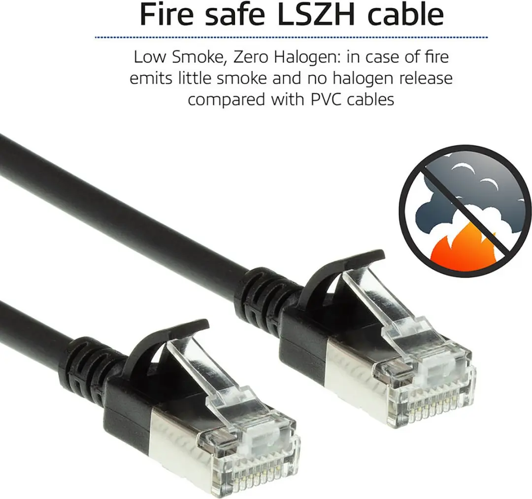 ACT DC7902 CAT6A Patchkabel 2m - Zwart