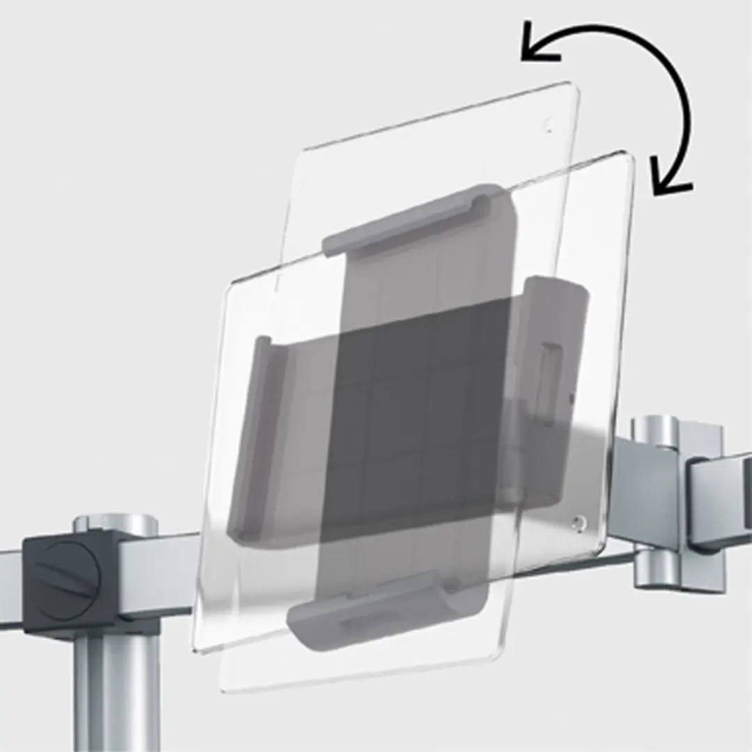 Durable 508723 Monitorbeugel 21-34" - Draaibaar & verstelbaar - Zilver