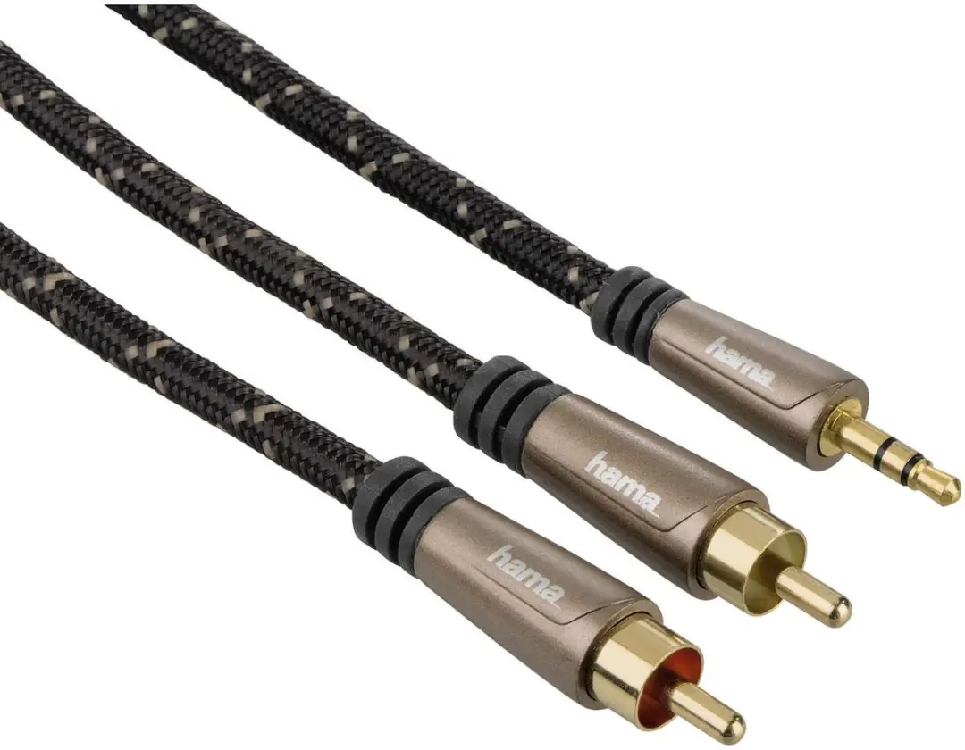 Hama Audiokabel 3,5mm Jack - 2 Cinch 3m