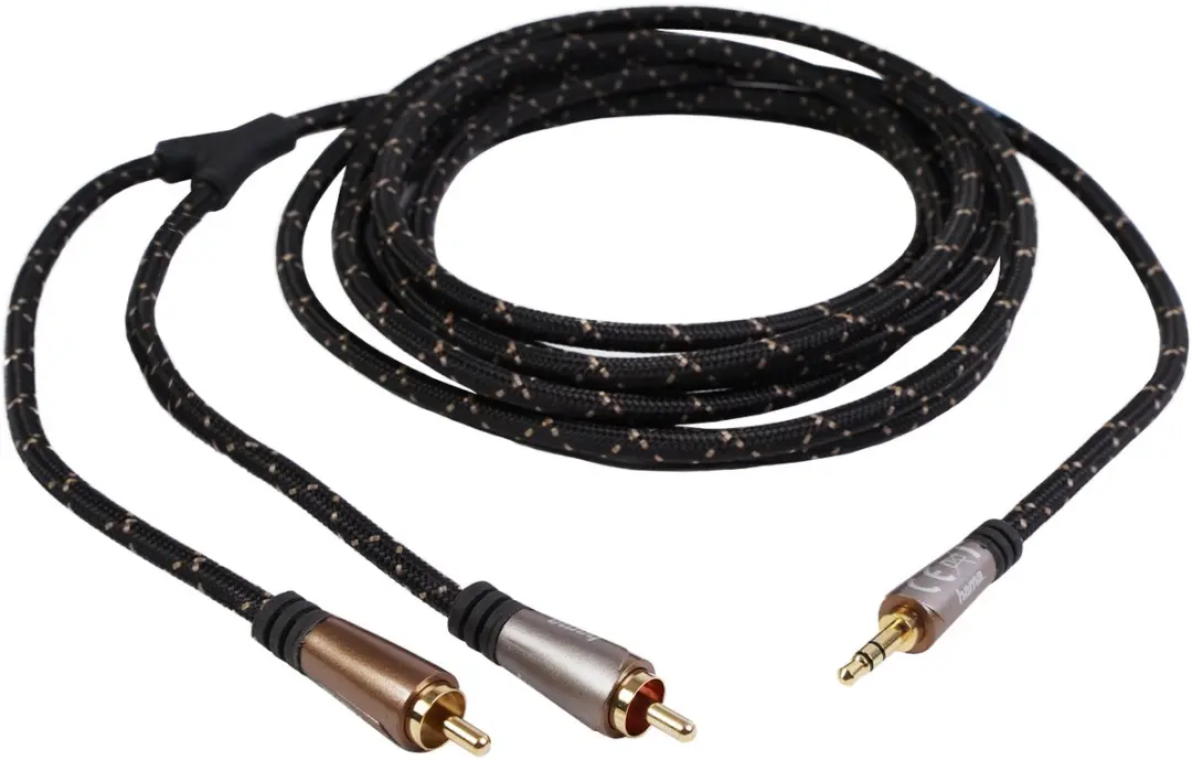 Hama Audiokabel 3,5mm Jack - 2 Cinch 3m