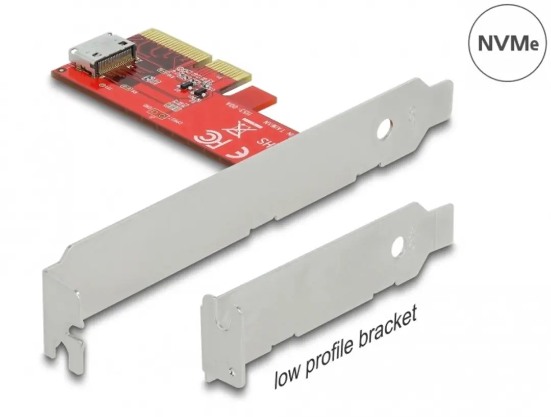 Delock PCIe x4 naar OCuLink SFF-8612 Kaart