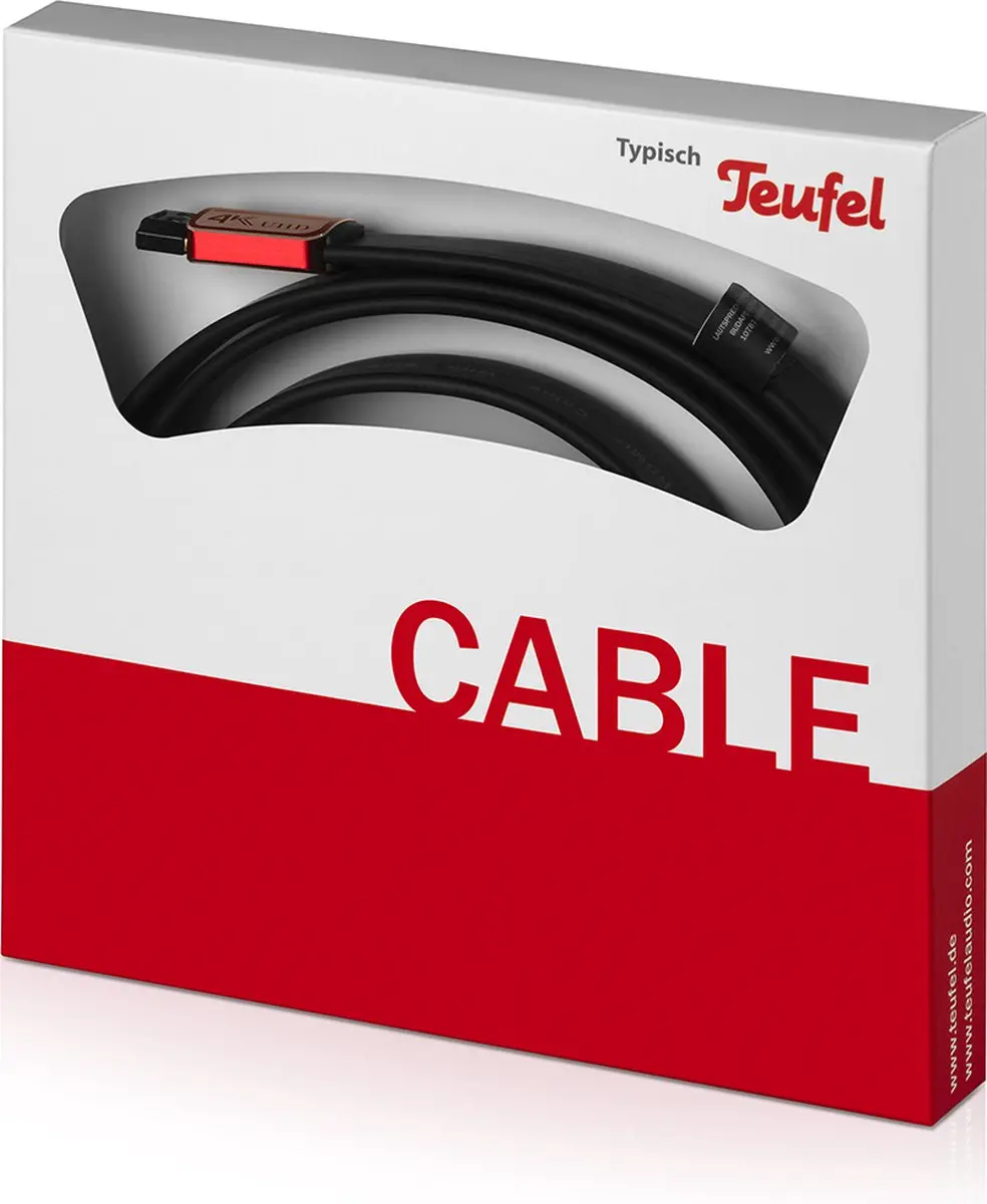 Teufel HDMI 2.0 Kabel 1.5m - 4K 60Hz - Zwart