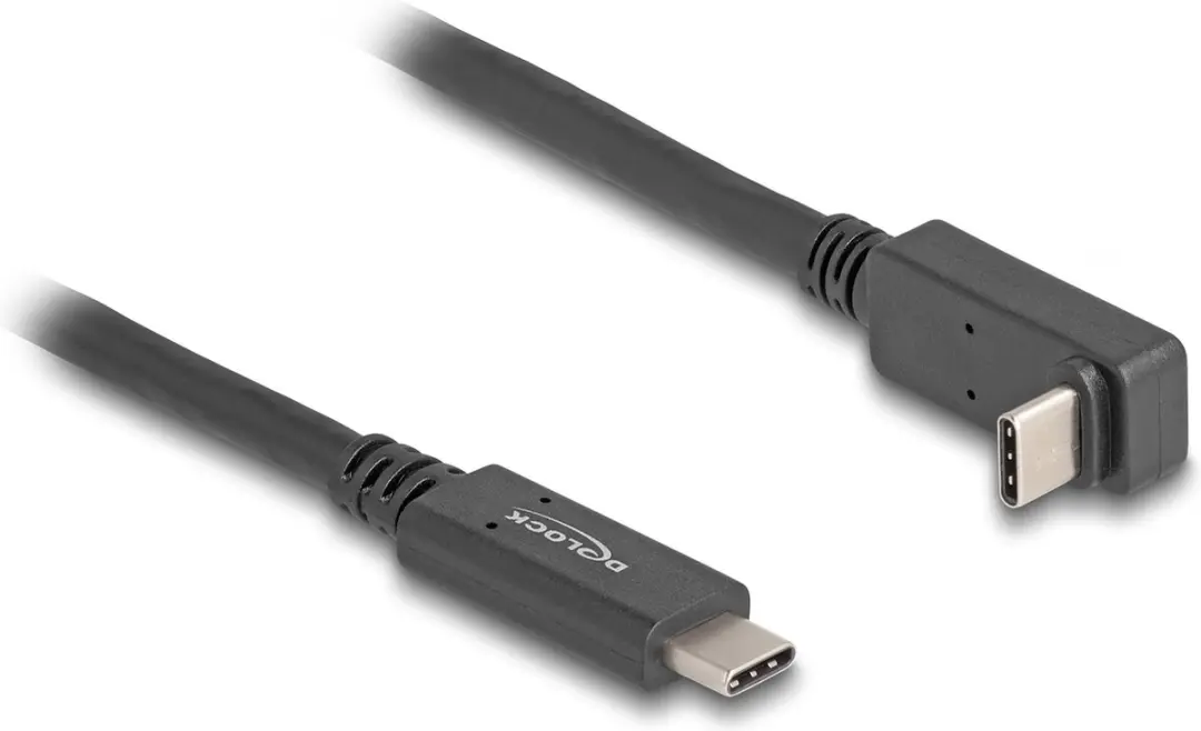 Delock USB-C Kabel Haaks 10Gbps PD 60W 4K60Hz