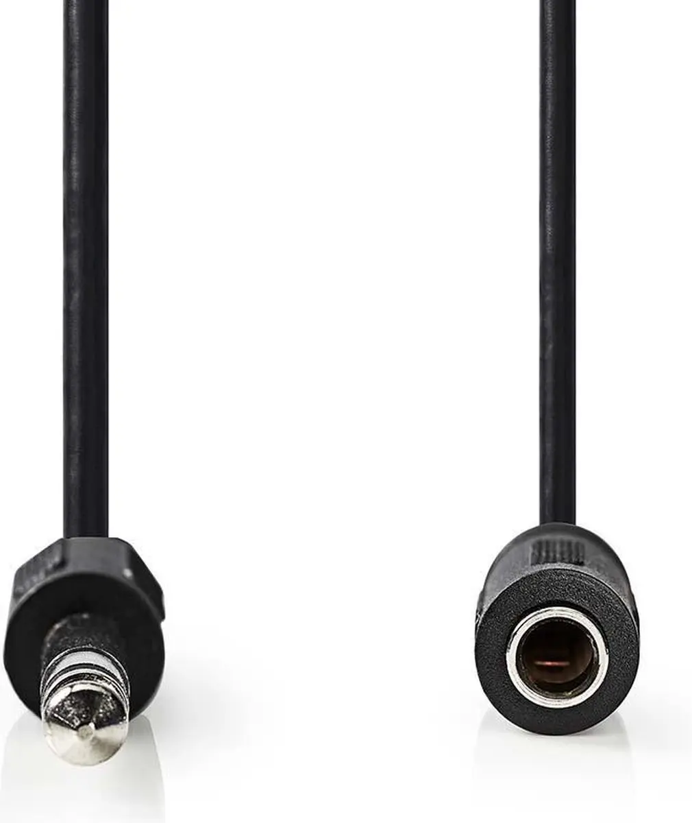 Nedis Stereo-Audiokabel 6,35mm Male-Female 5m - Zwart