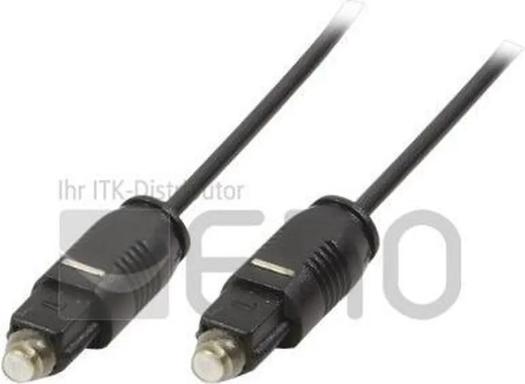Logilink CA1006 Toslink Optische Kabel - 1M - Zwart