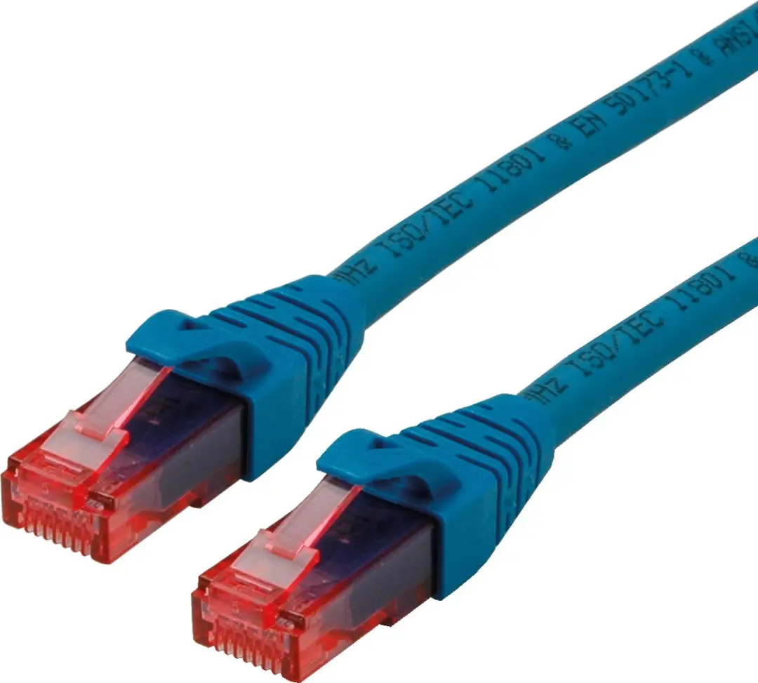 Roline Patchkabel Cat.6 UTP Component Level LSOH - 1m - Blauw