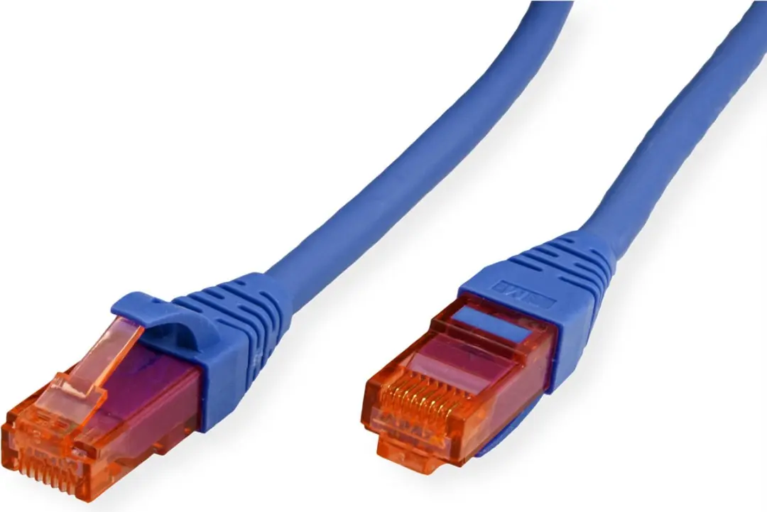 Roline Patchkabel Cat.6 UTP Component Level LSOH - 1m - Blauw