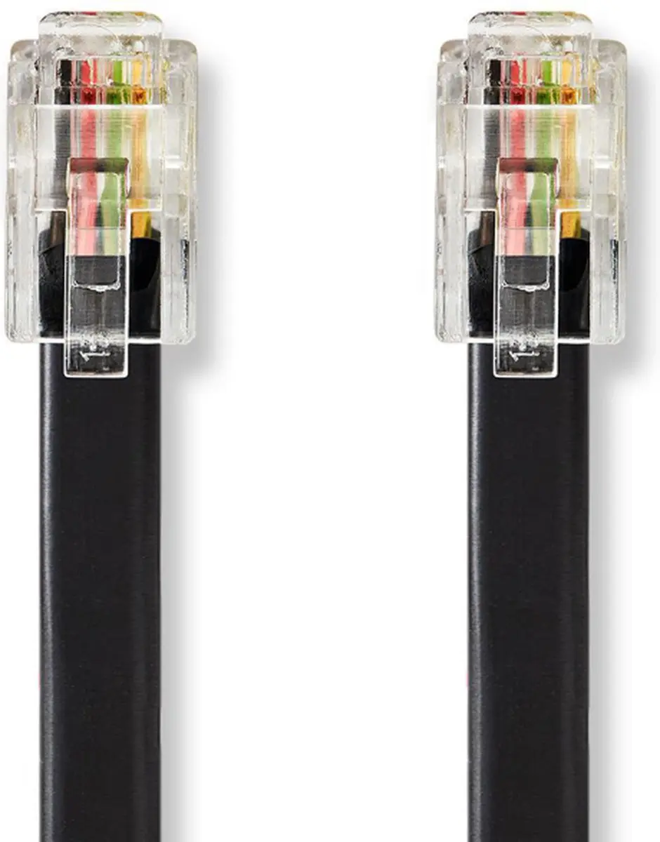Goobay RJ10 Telefoonkabel 4P4C - 2m - 10 Stuks