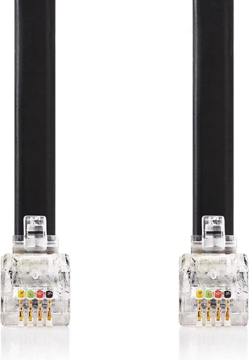 Goobay RJ10 Telefoonkabel 4P4C - 2m - 10 Stuks