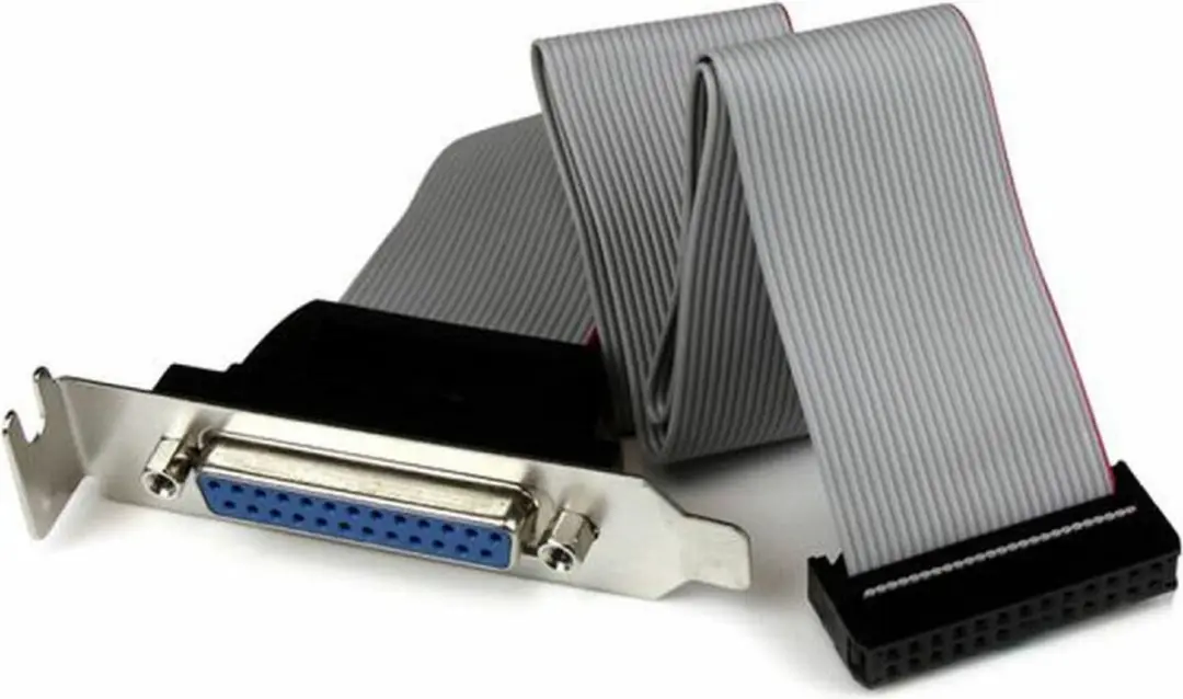 Startech DB25 naar IDC26 Parallelle Poort Kabel - 40cm - Grijs