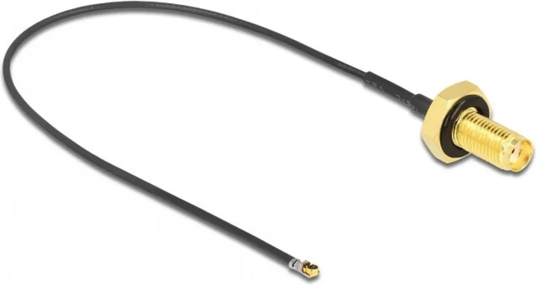Delock MHF 4L LK SMA Kabel - Micro Coax 1,37mm - 0,20m