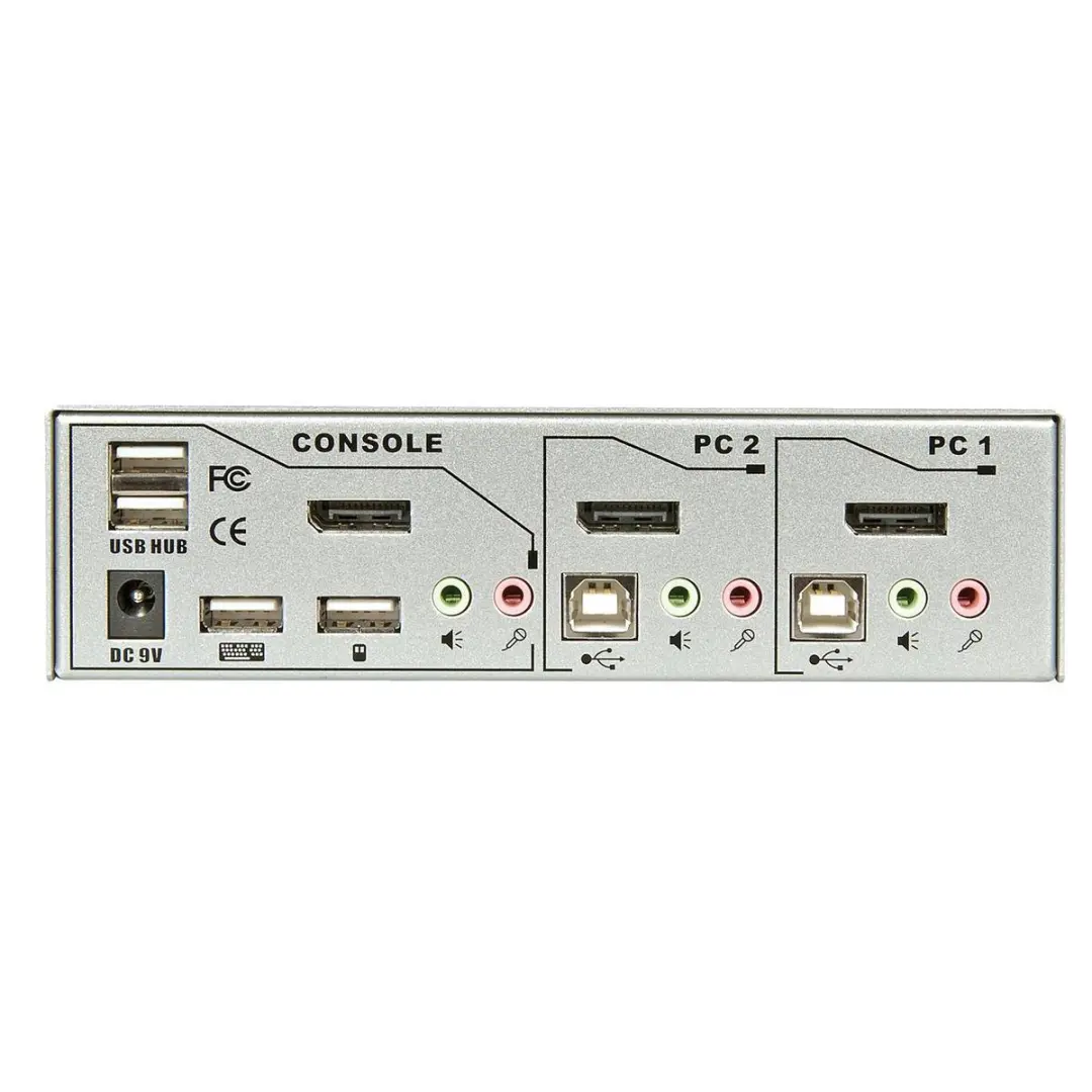 Lindy 39304 KVM-switch DisplayPort - 4K