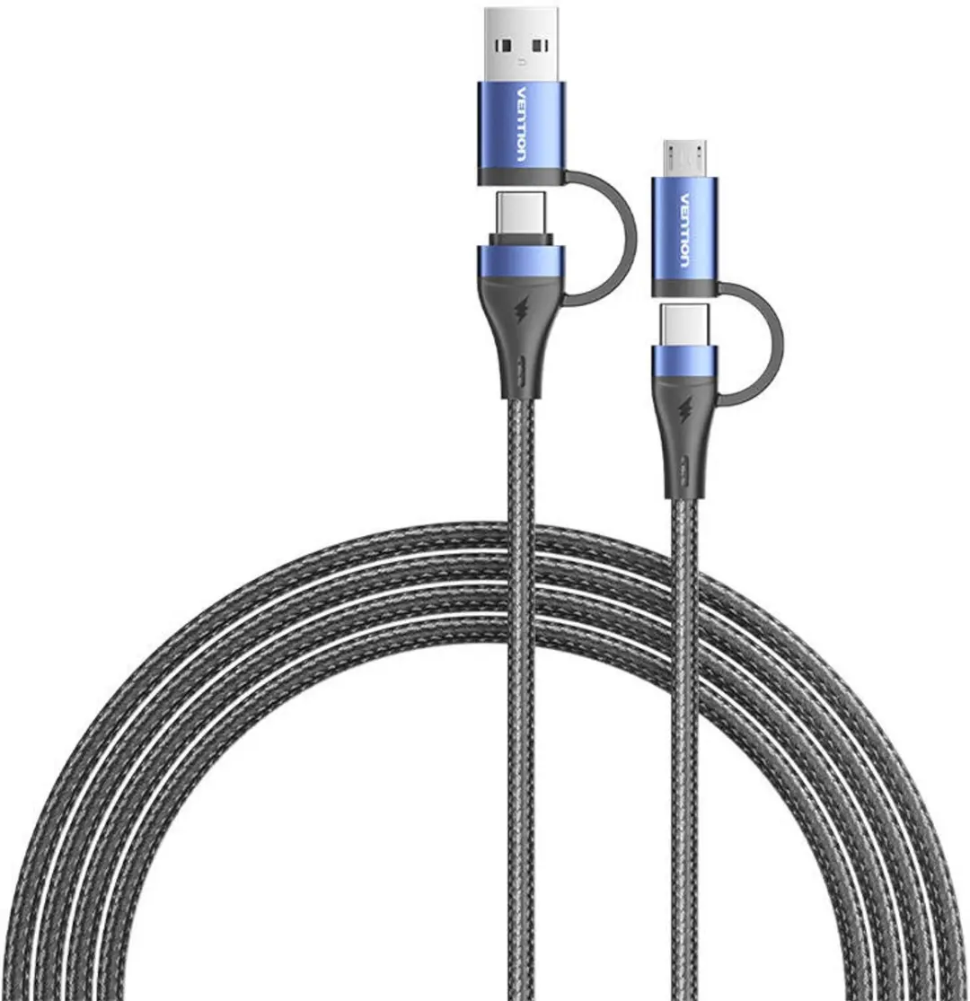 Vention 4-in-1 USB 2.0 Kabel 1m