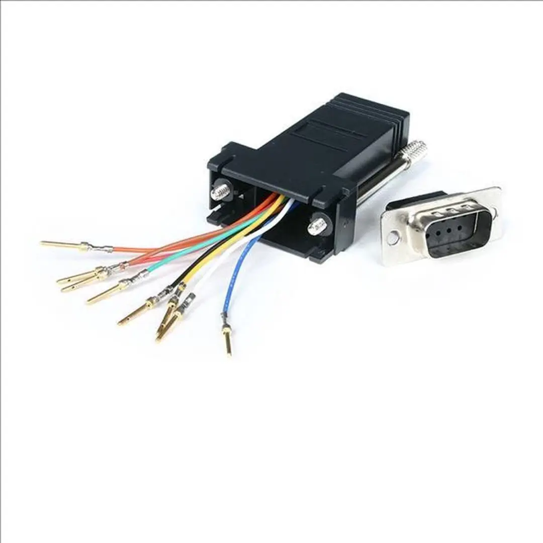 Startech DB9-naar-RJ45 Modulaire Adapter M/F - Zwart
