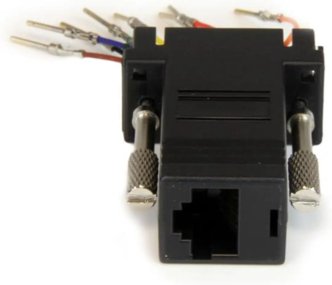 Startech DB9-naar-RJ45 Modulaire Adapter M/F - Zwart