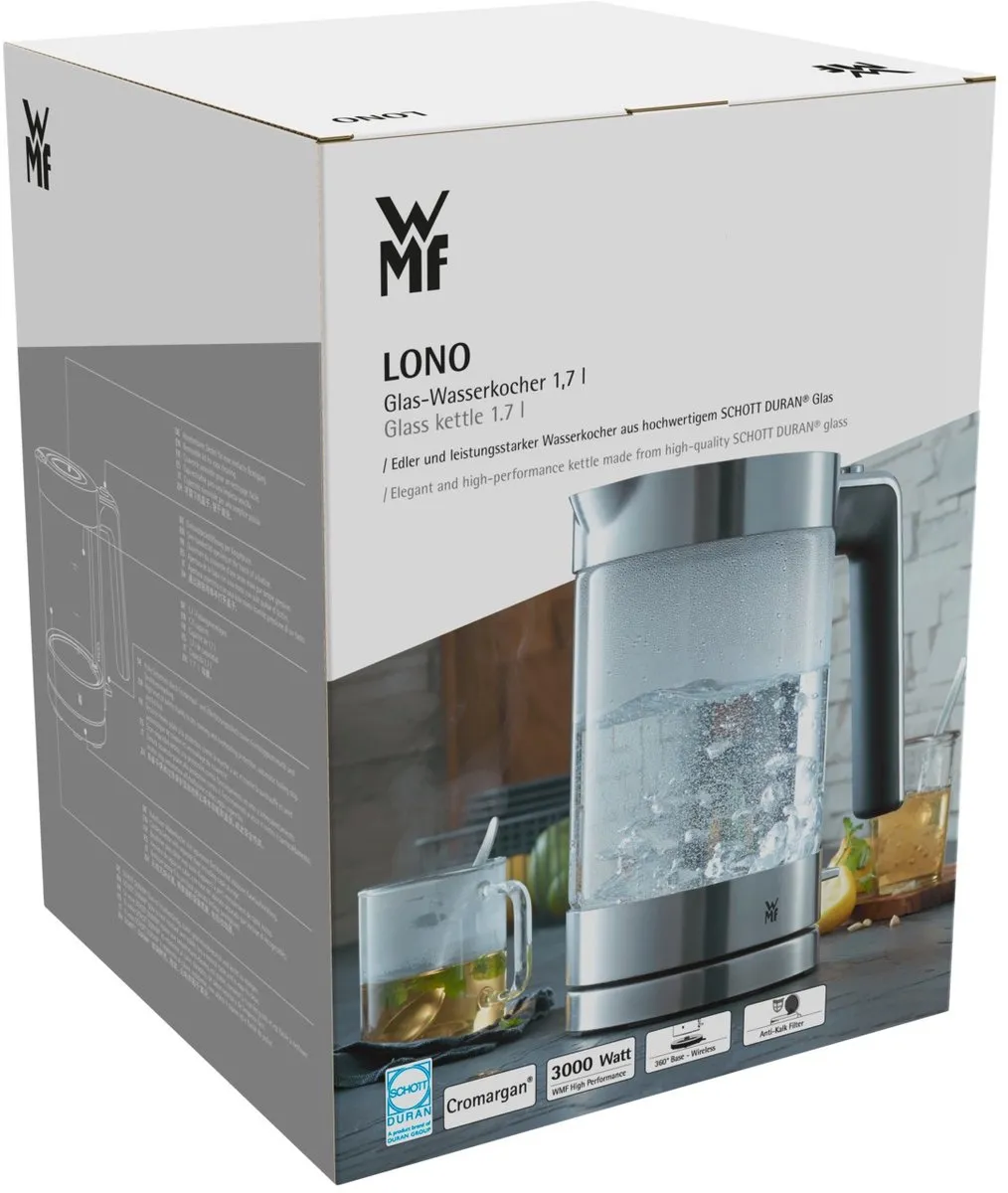 WMF Lono Waterkoker 1.7L - RVS - 2400W
