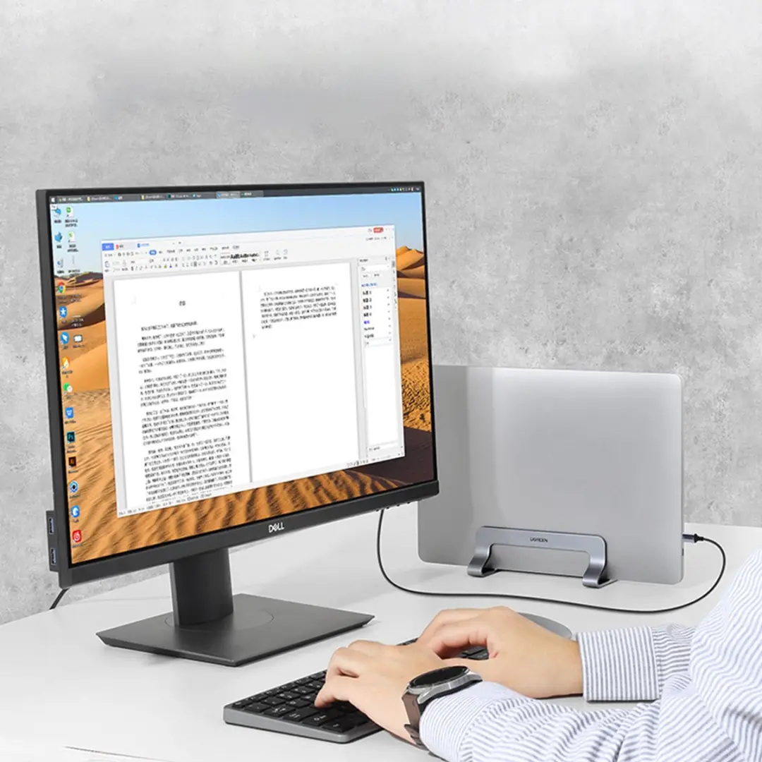 Ugreen LP258 Dual Aluminium Laptopstandaard - Verstelbaar - 15.6 inch